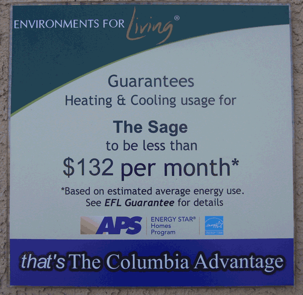 energy efficient Arizona new home Sage